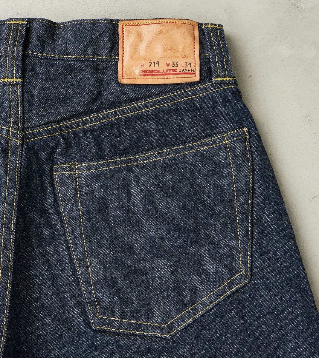Resolute 714 WWII Model 1940s Regular Straight - 13.5oz One Wash