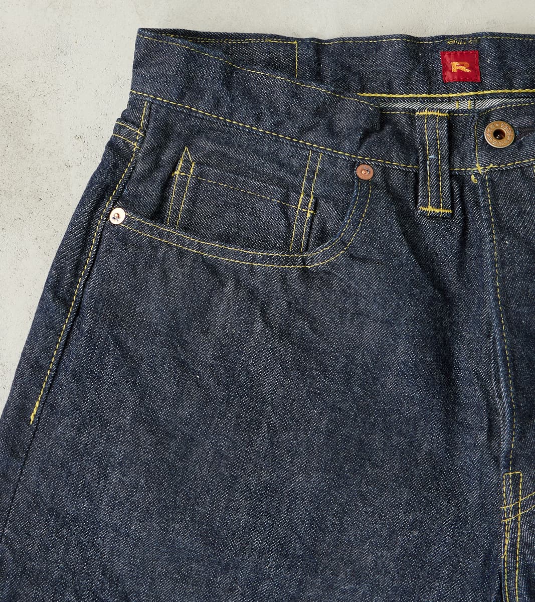 714 WWII Model 1940s Regular Straight - 13.5oz One Wash Indigo