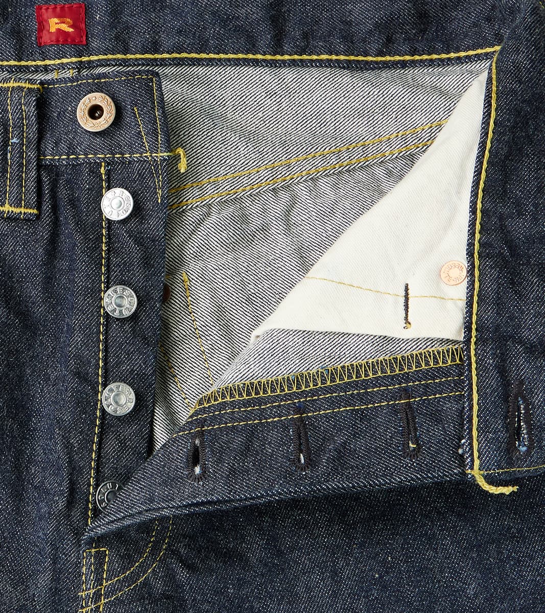 714 WWII Model 1940s Regular Straight - 13.5oz One Wash Indigo