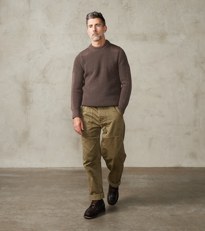 S.N.S. Herning Robust Crewneck - Terra Magma Brown
