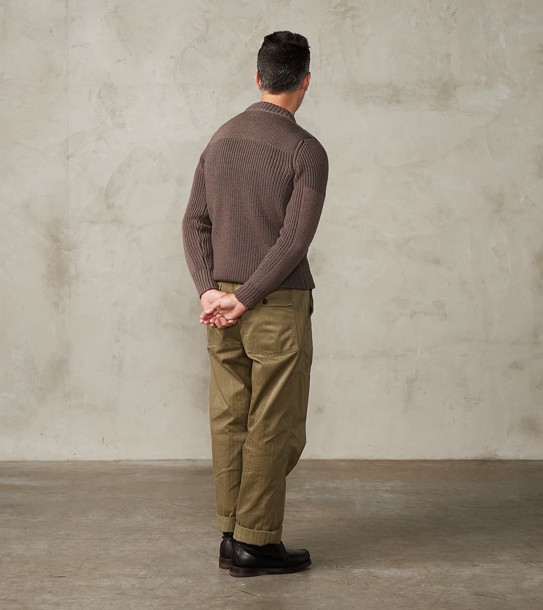 Robust Crewneck - Terra Magma Brown
