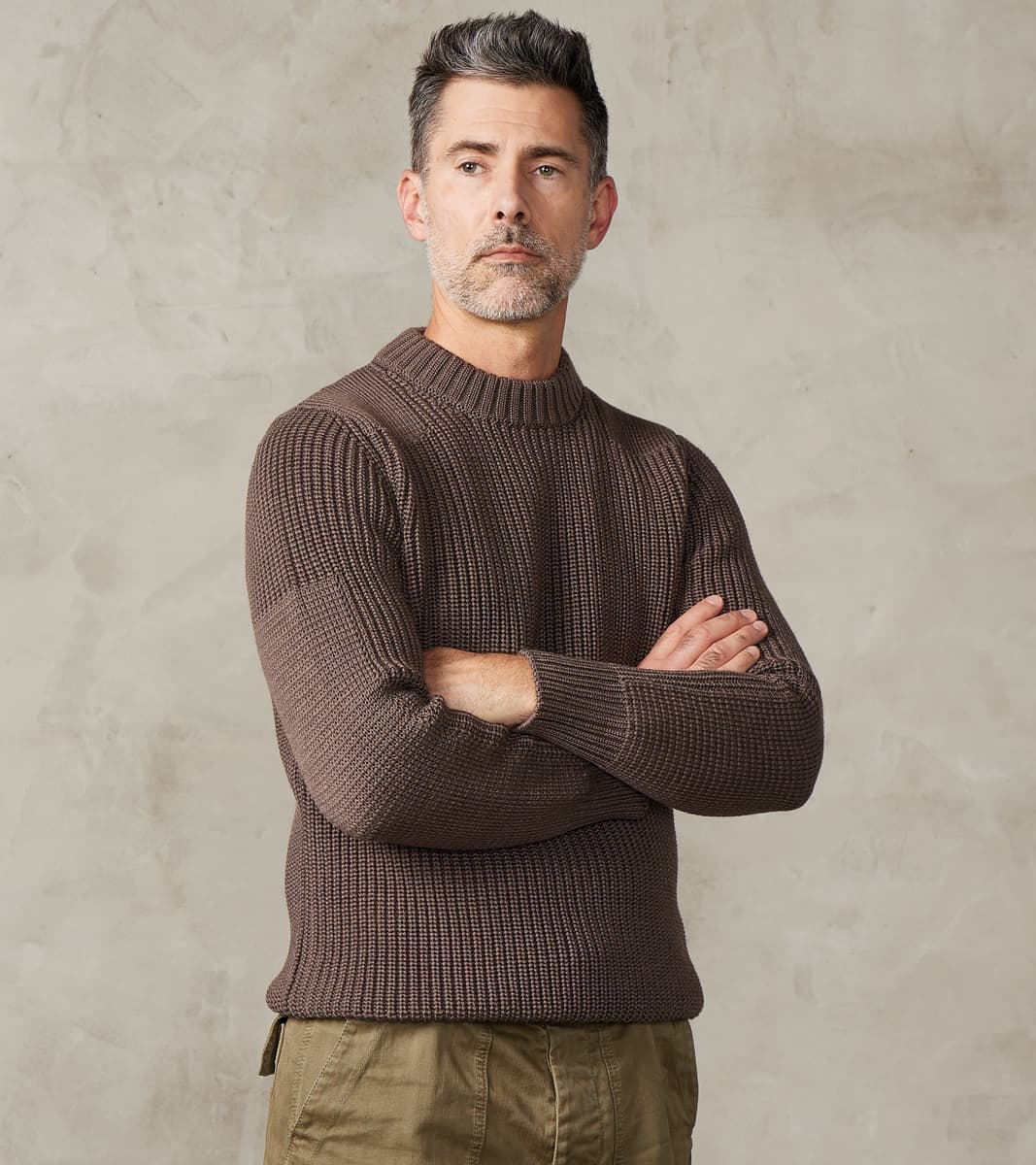 Robust Crewneck - Terra Magma Brown