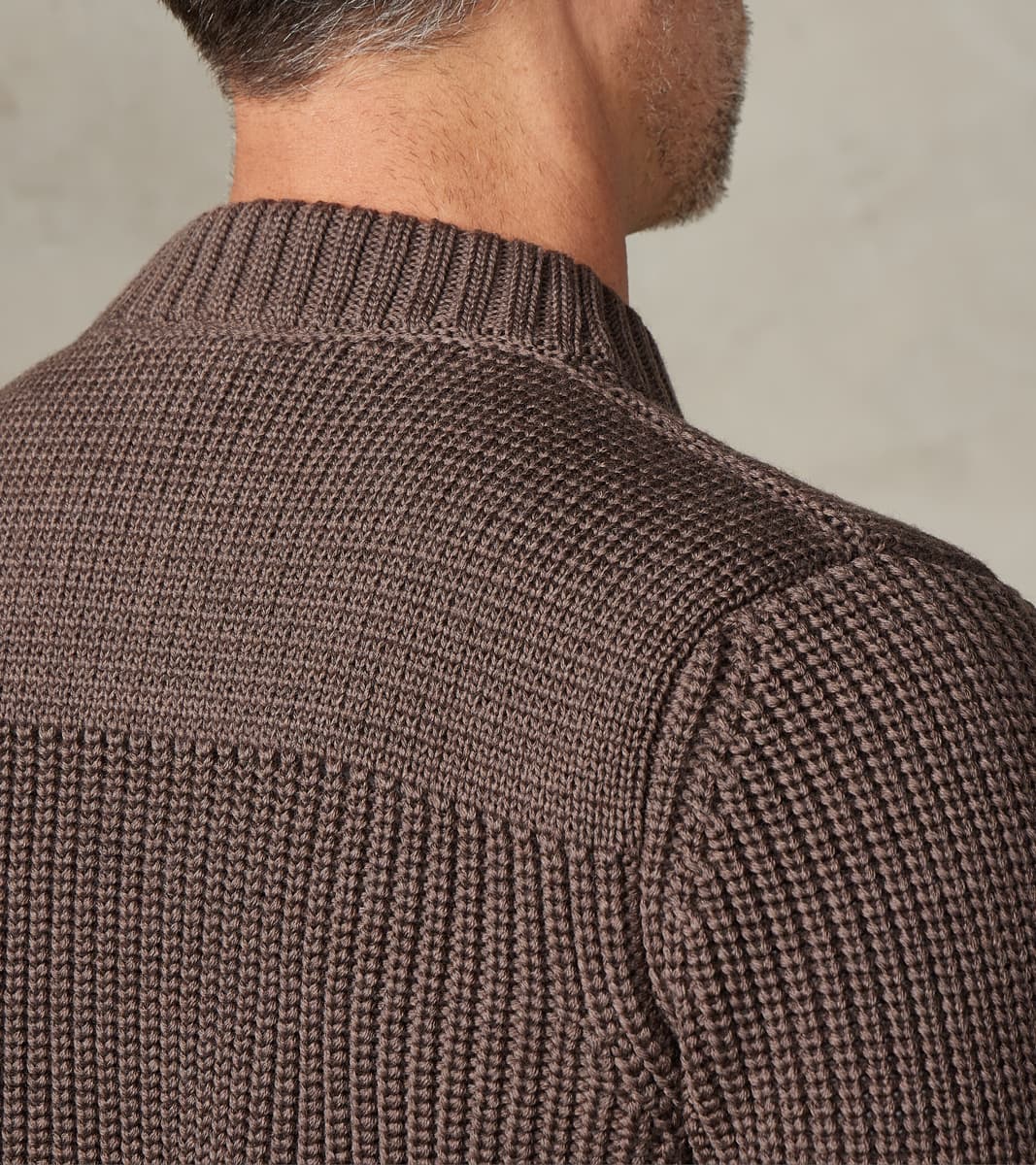 Robust Crewneck - Terra Magma Brown