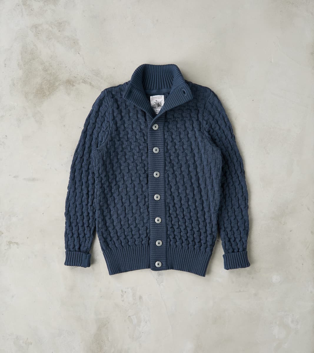S.N.S. Herning Stark II Cardigan - Shadow Blue