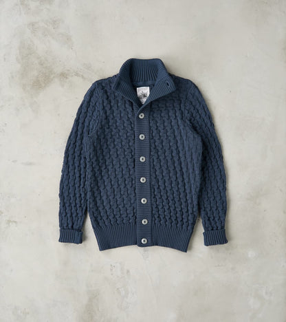 S.N.S. Herning Stark II Cardigan - Shadow Blue