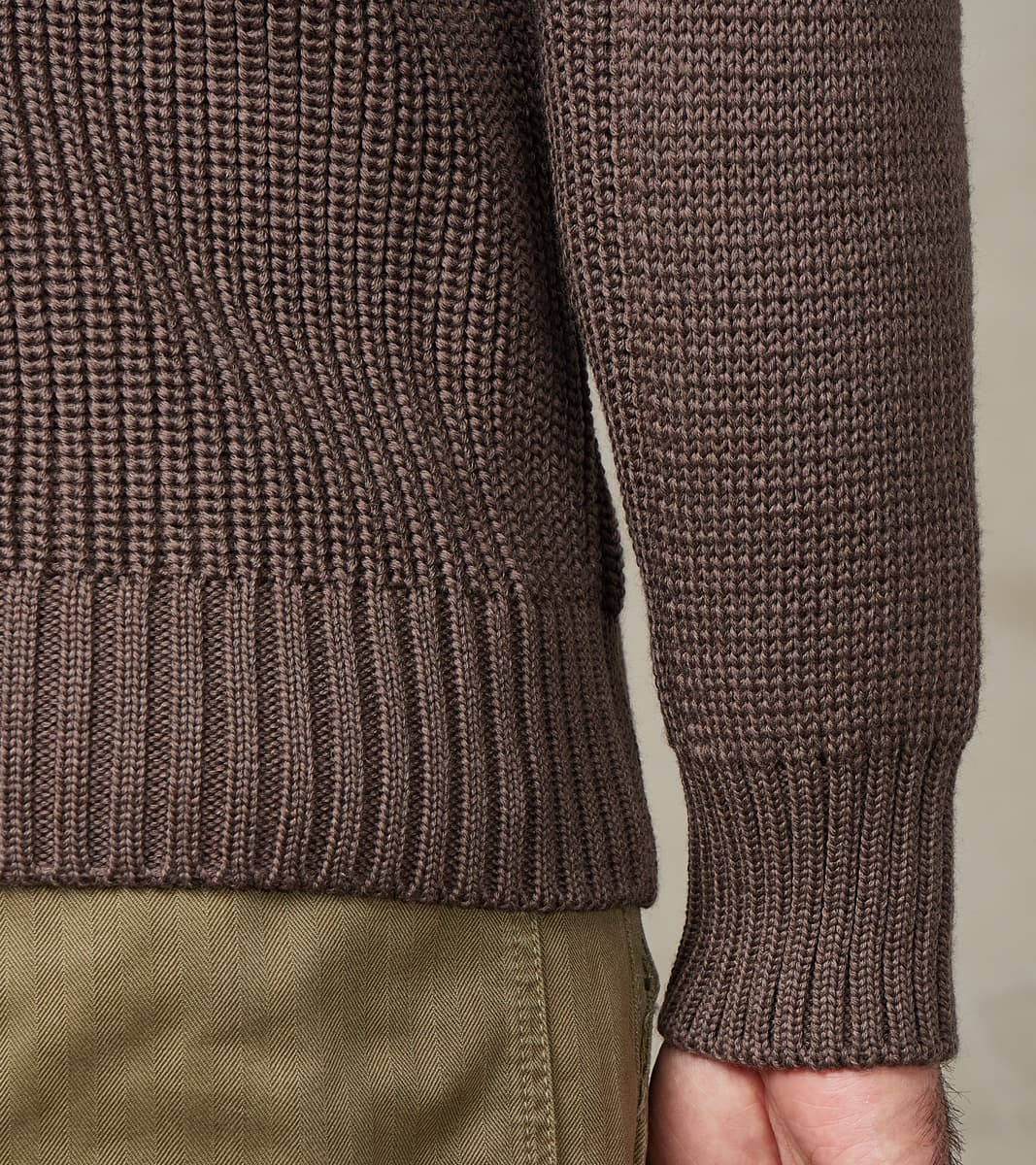Robust Crewneck - Terra Magma Brown