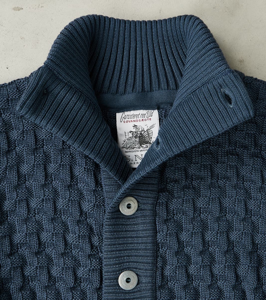 Stark II Cardigan - Shadow Blue