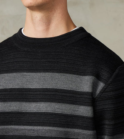 Given III Crewneck - Magnetite Black & Gneiss Grey