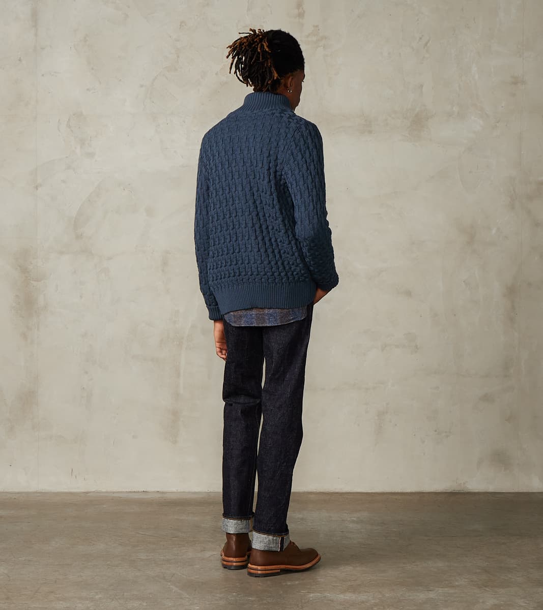 Stark II Cardigan - Shadow Blue