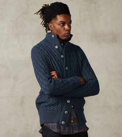 Stark II Cardigan - Shadow Blue