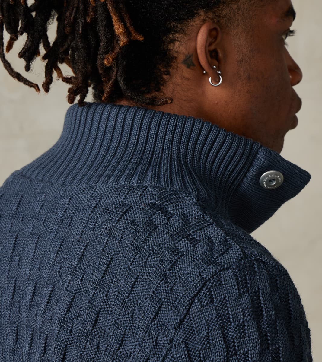 S.N.S. Herning Stark II Cardigan - Shadow Blue – Division Road, Inc.