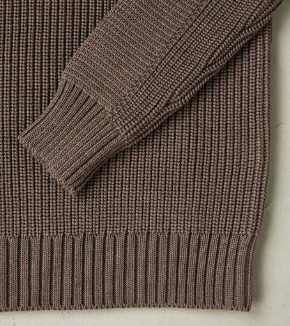 Robust Crewneck - Terra Magma Brown