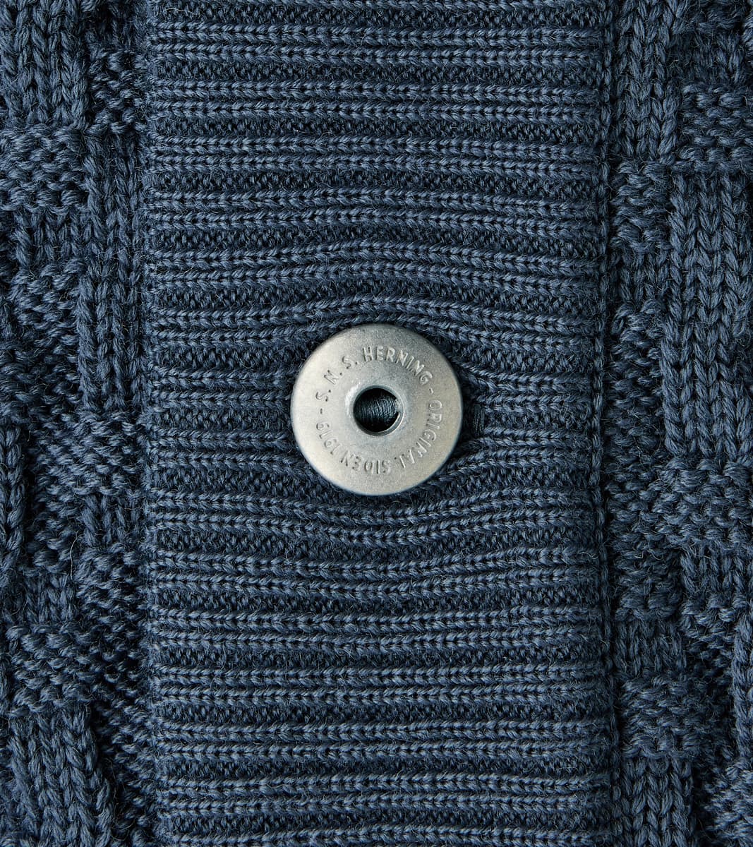 S.N.S. Herning Stark II Cardigan - Shadow Blue – Division Road, Inc.