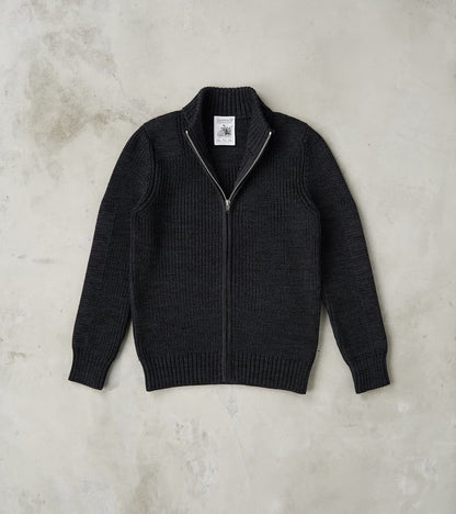 S.N.S. Herning Robust Full Zip - Magnetite Black
