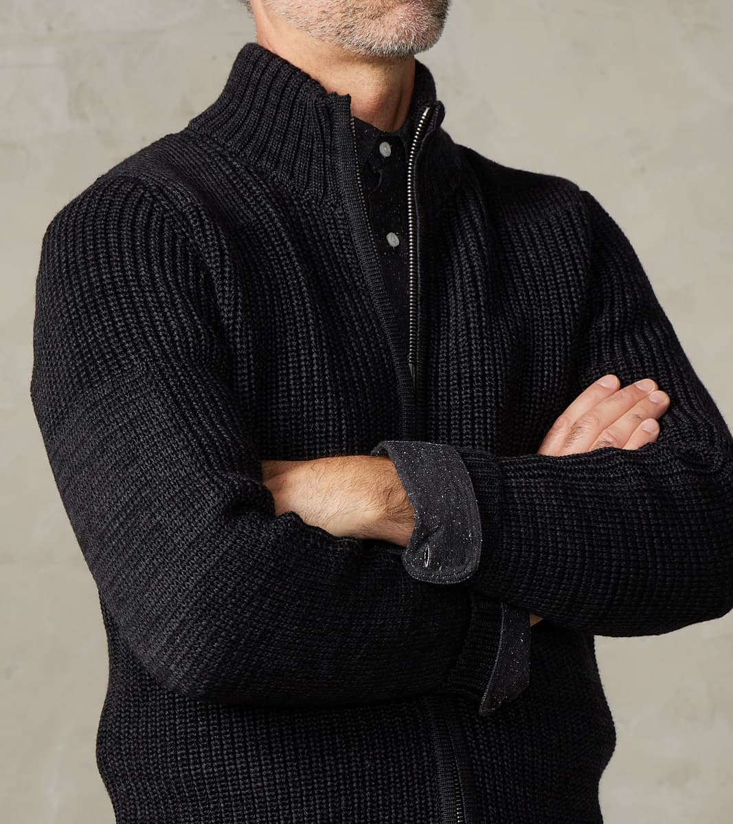 Robust Full Zip - Magnetite Black