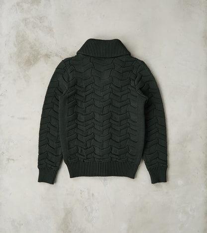 Epigon Cardigan - Dark Forest Green