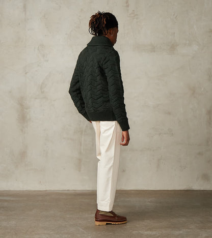 Epigon Cardigan - Dark Forest Green