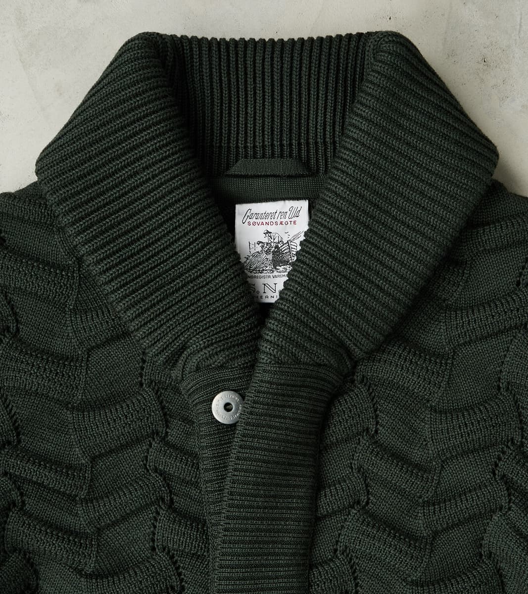 S.N.S. Herning Epigon Cardigan - Dark Forest Green – Division Road