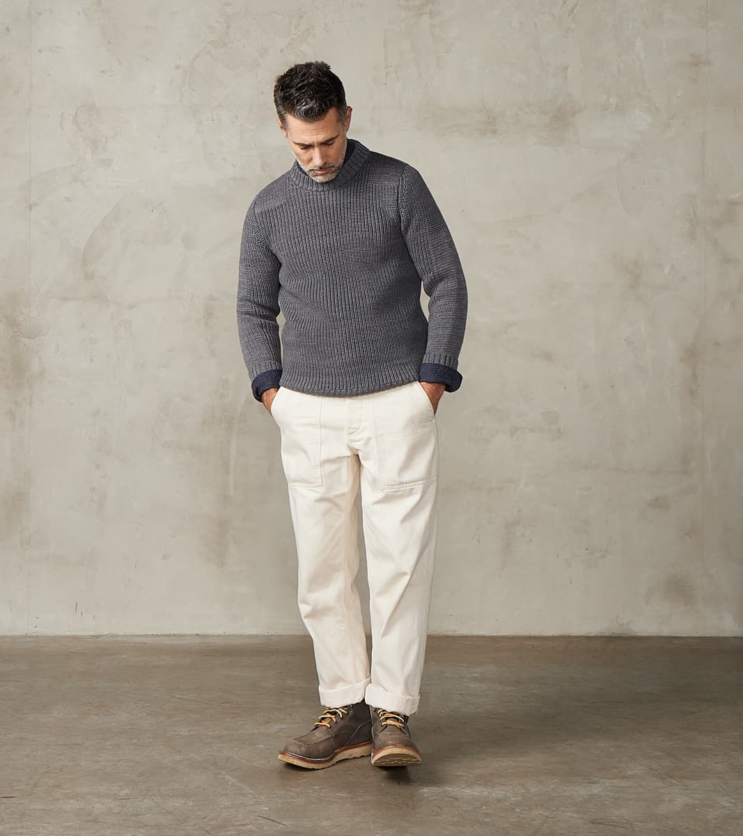 Robust Crewneck - Strata Grey