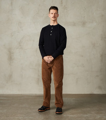Stamina Half Placket Henley - Navy