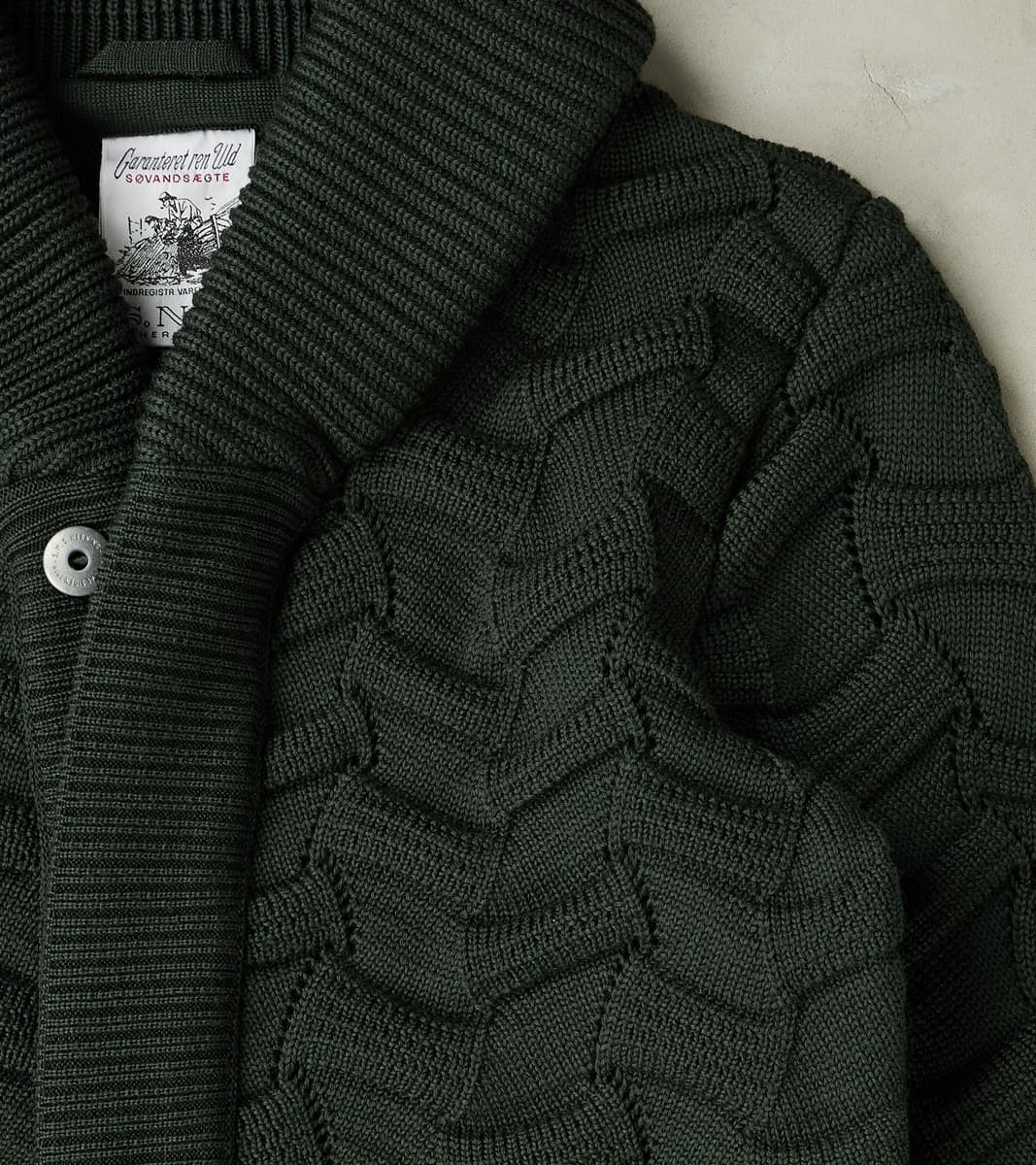 Epigon Cardigan - Dark Forest Green