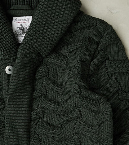 Epigon Cardigan - Dark Forest Green
