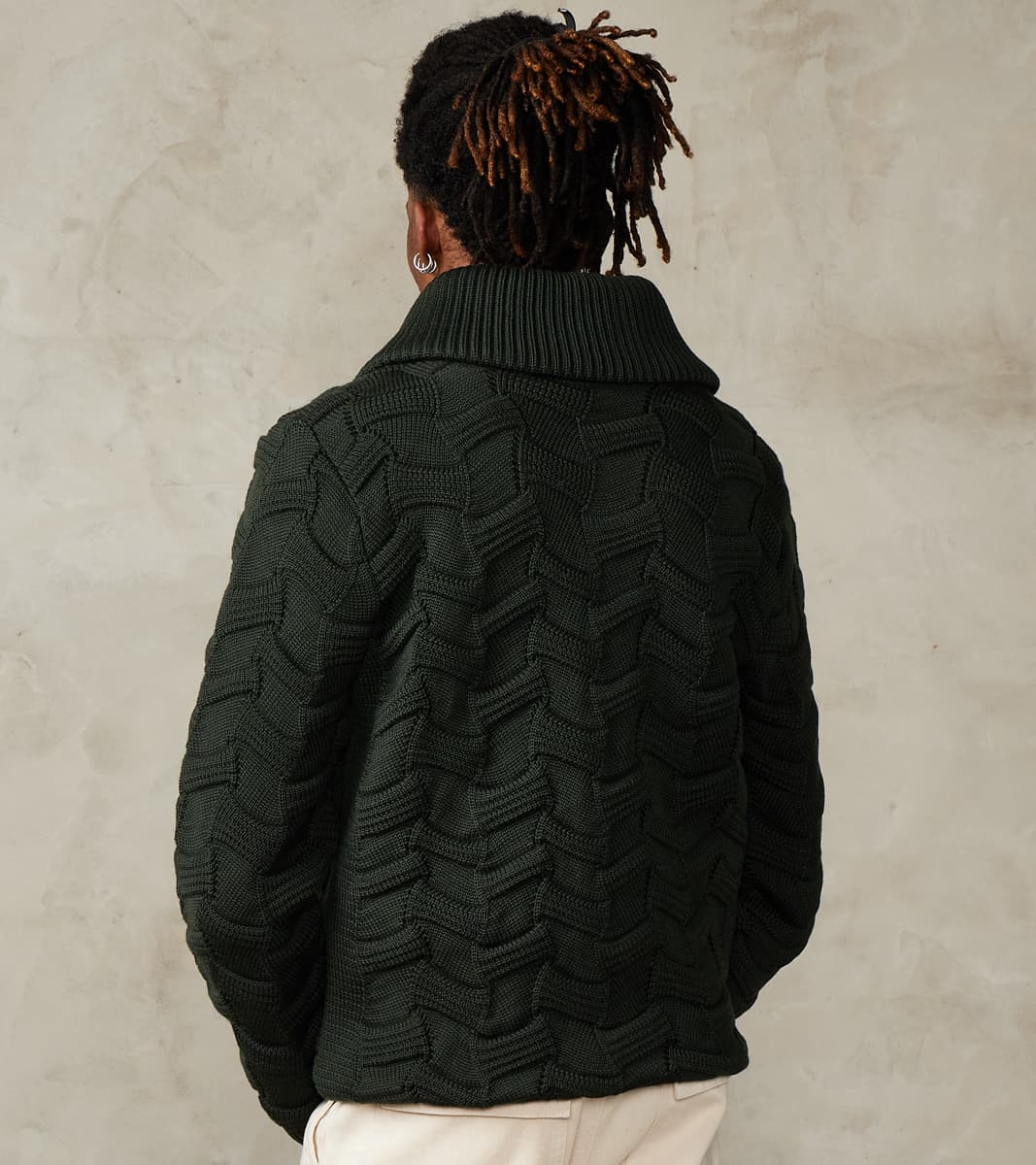 Epigon Cardigan - Dark Forest Green