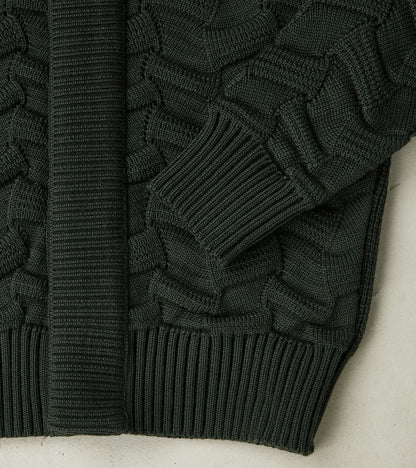Epigon Cardigan - Dark Forest Green