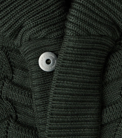 Epigon Cardigan - Dark Forest Green