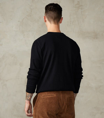 Stamina Half Placket Henley - Navy