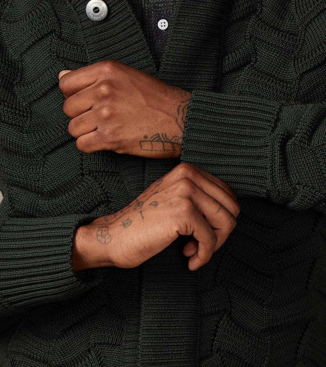 Epigon Cardigan - Dark Forest Green