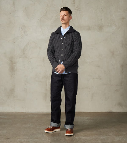 Stark III Cardigan - Gneiss Grey