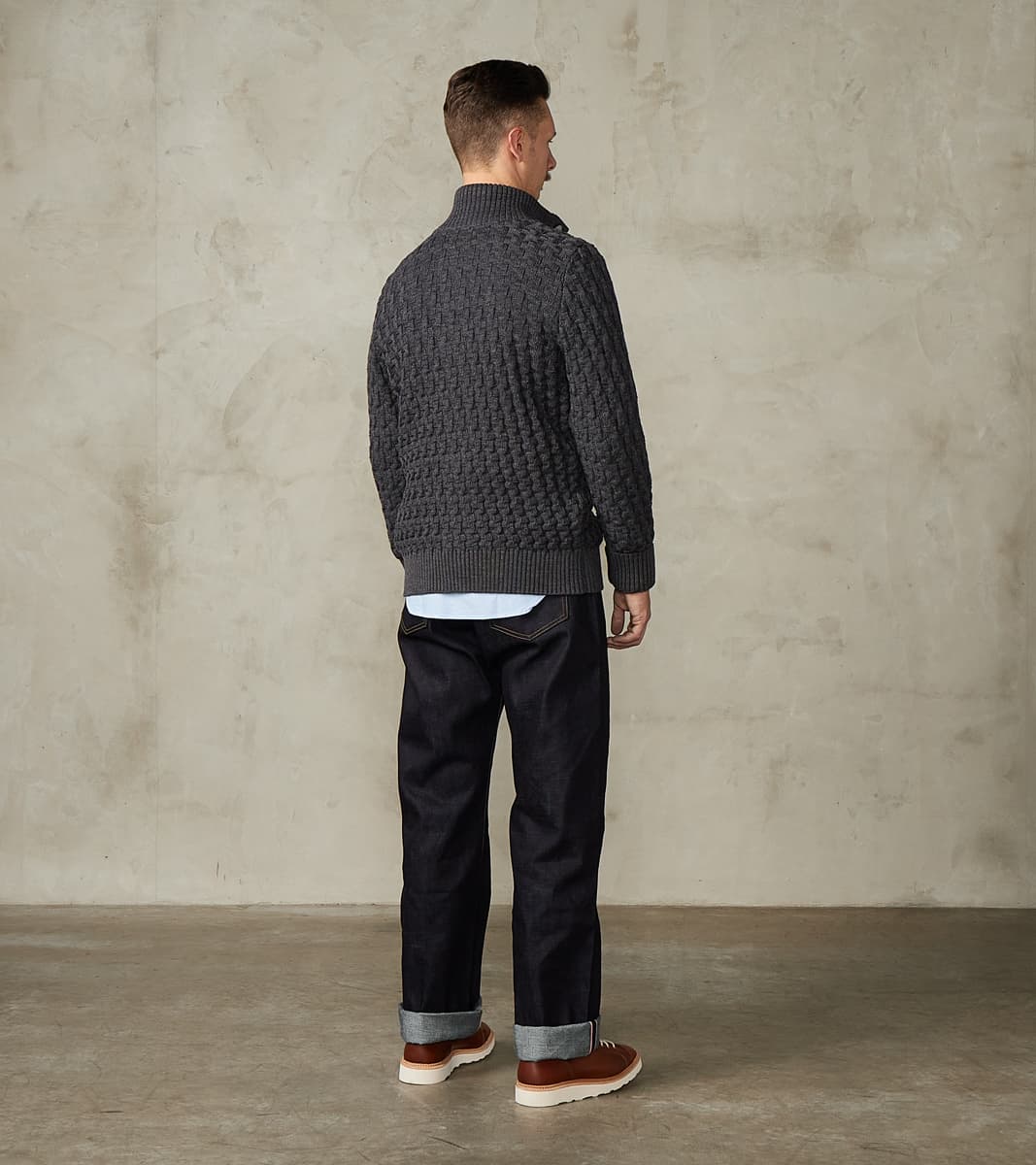 Stark III Cardigan - Gneiss Grey