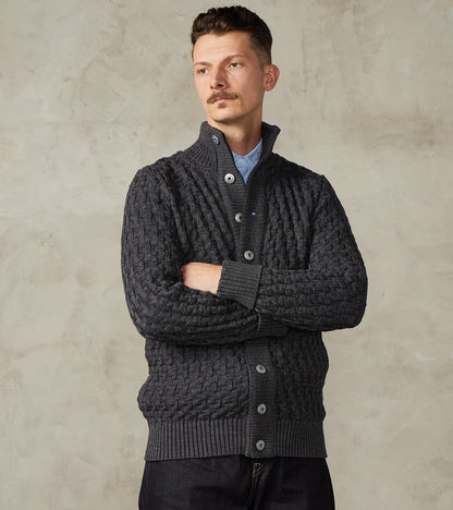 S.N.S. Herning Stark III Cardigan - Gneiss Grey