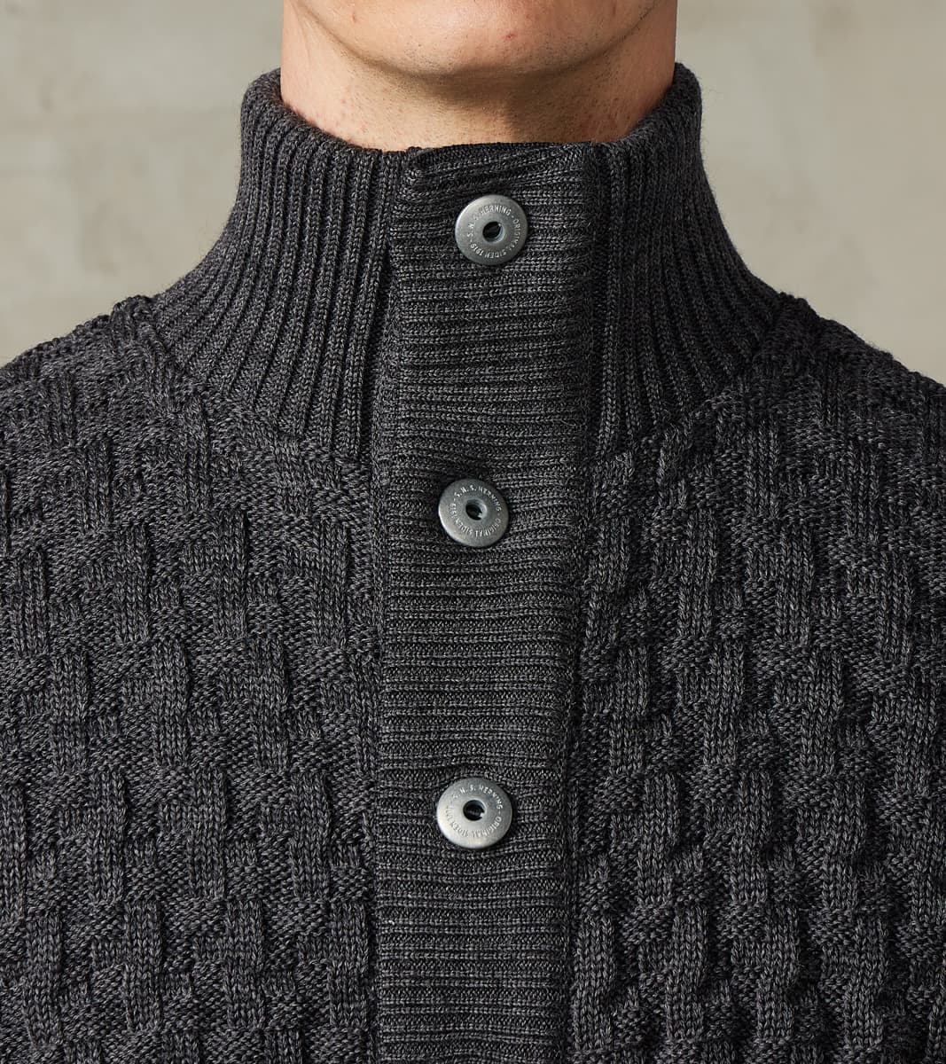 Stark III Cardigan - Gneiss Grey