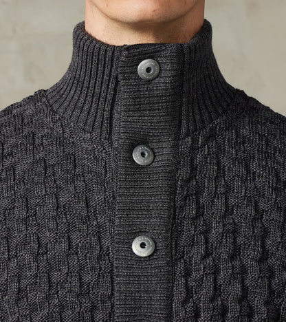Stark III Cardigan - Gneiss Grey