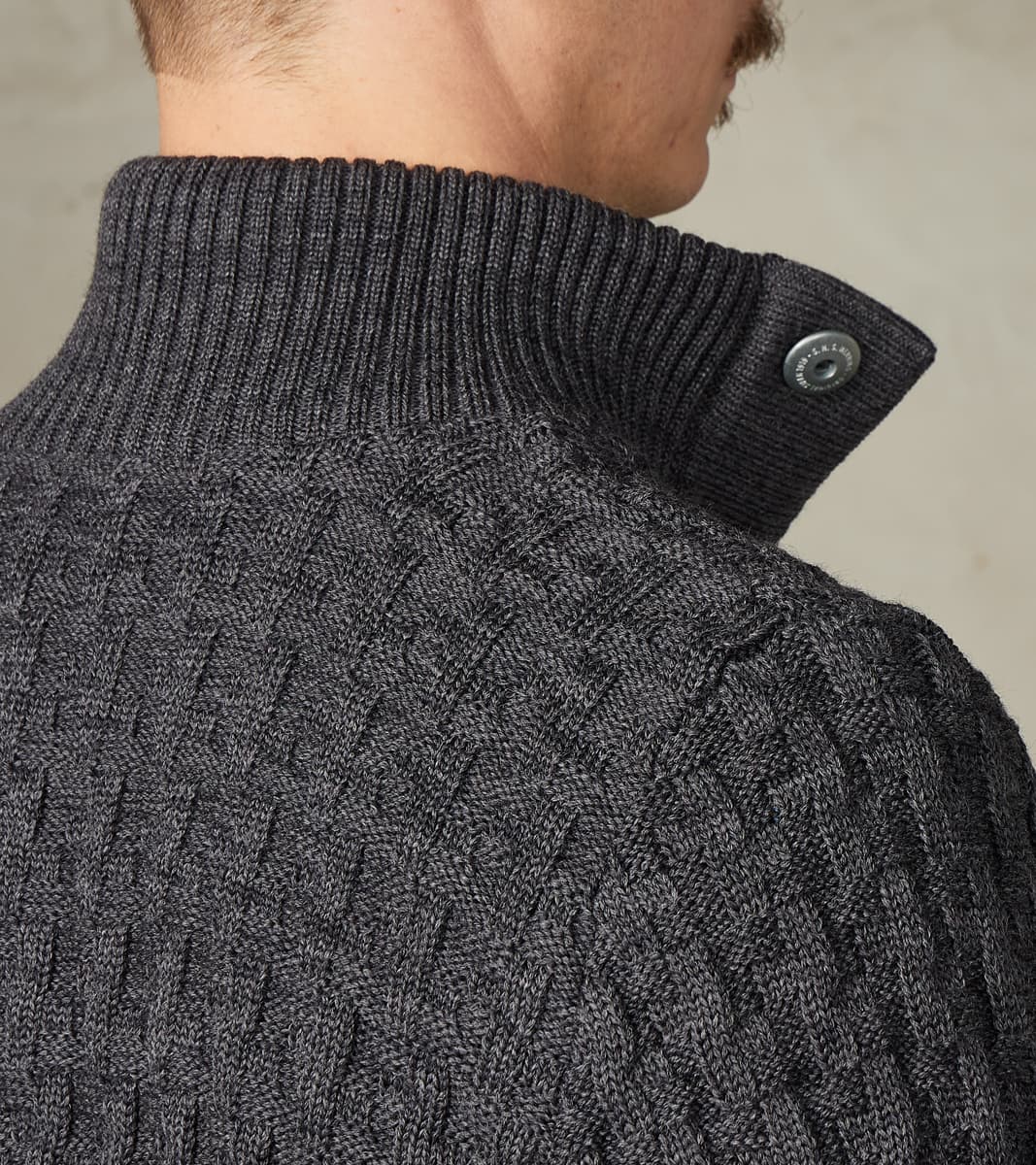 Stark III Cardigan - Gneiss Grey
