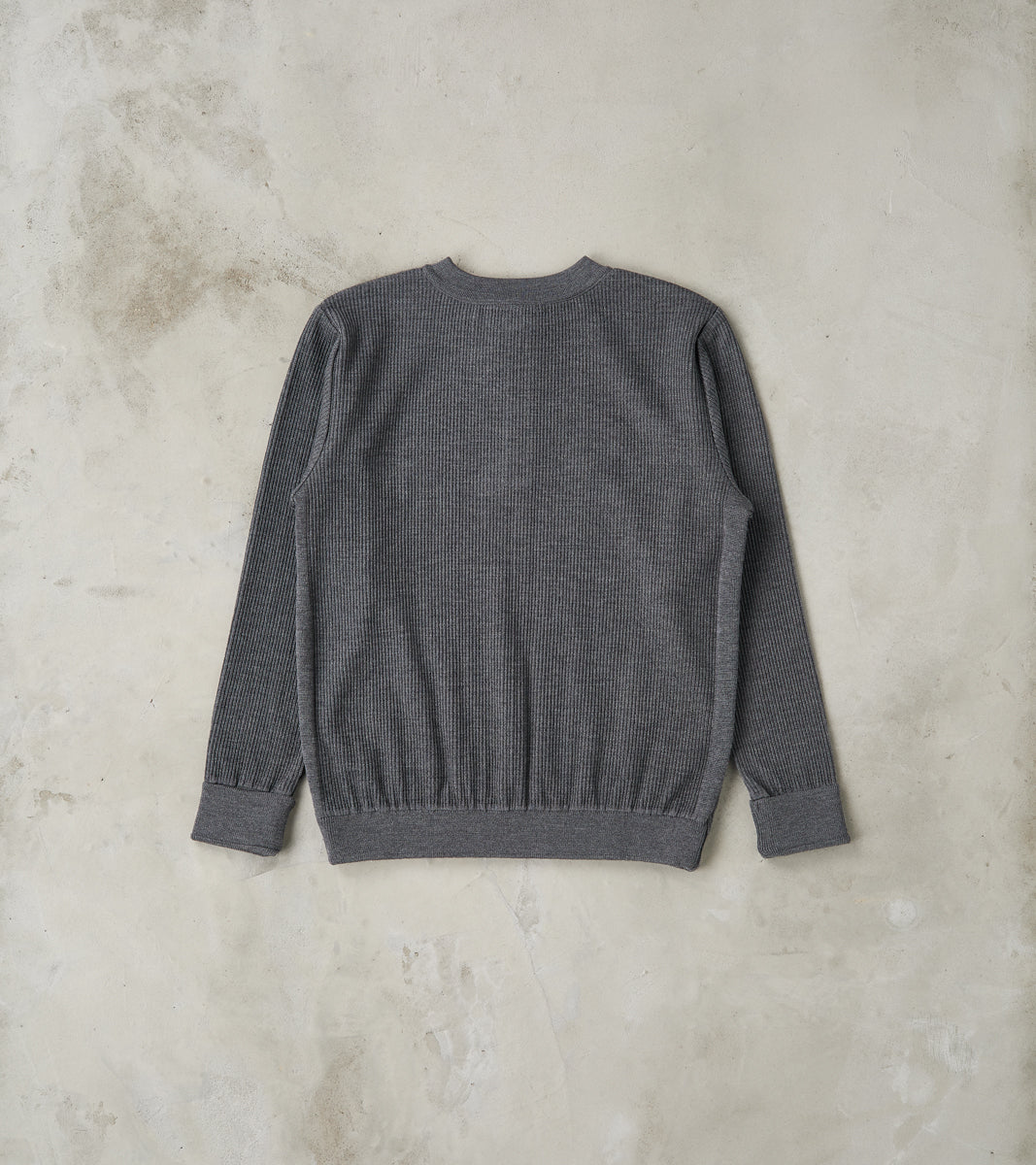 Stamina Half Placket Henley - Strata Grey
