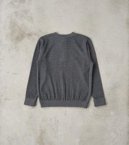 Stamina Half Placket Henley - Strata Grey