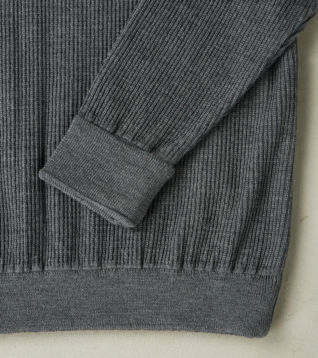 Stamina Half Placket Henley - Strata Grey