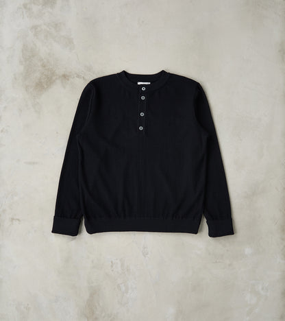 S.N.S. Herning Stamina Half Placket Henley - Navy