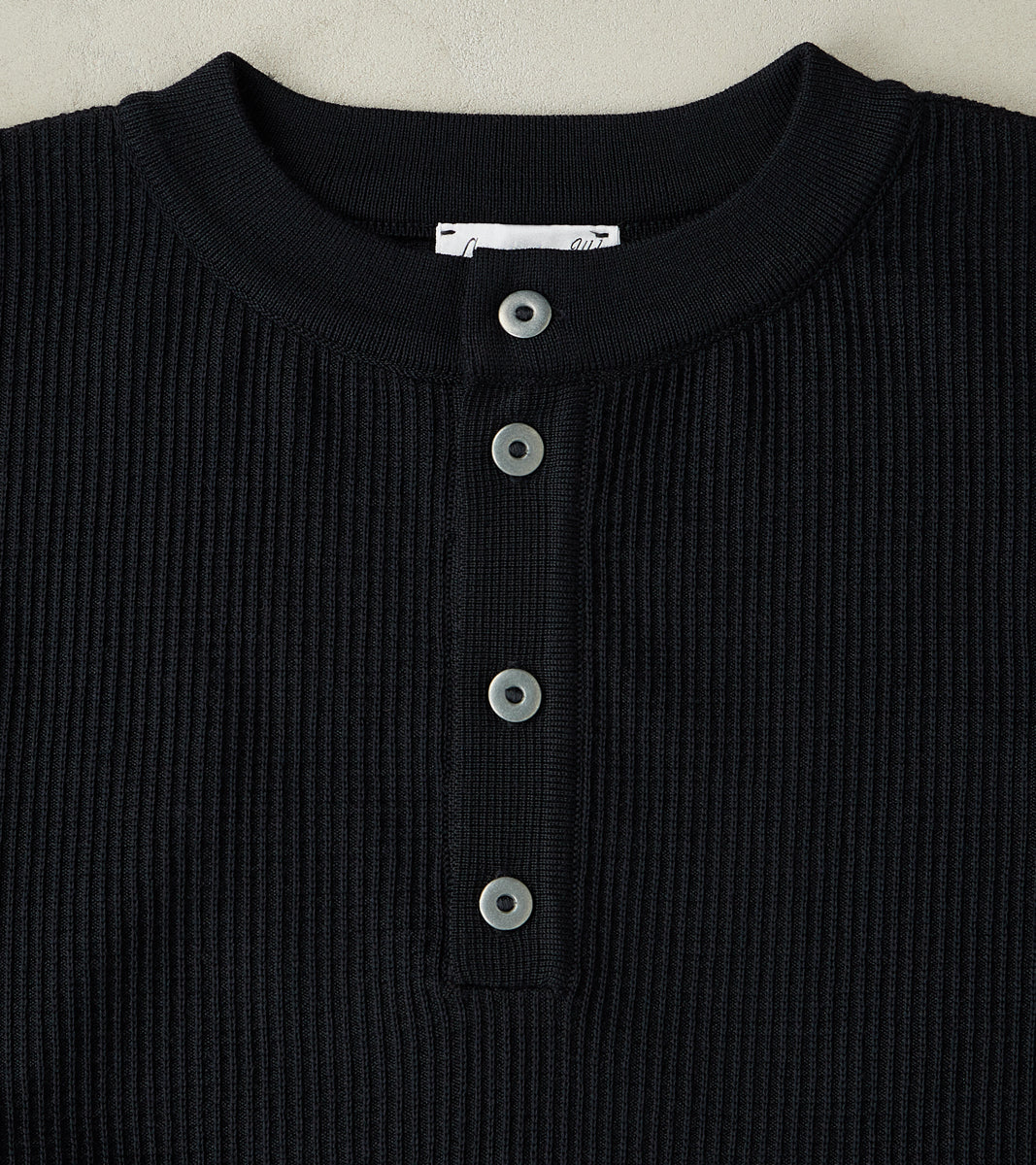 Stamina Half Placket Henley - Navy