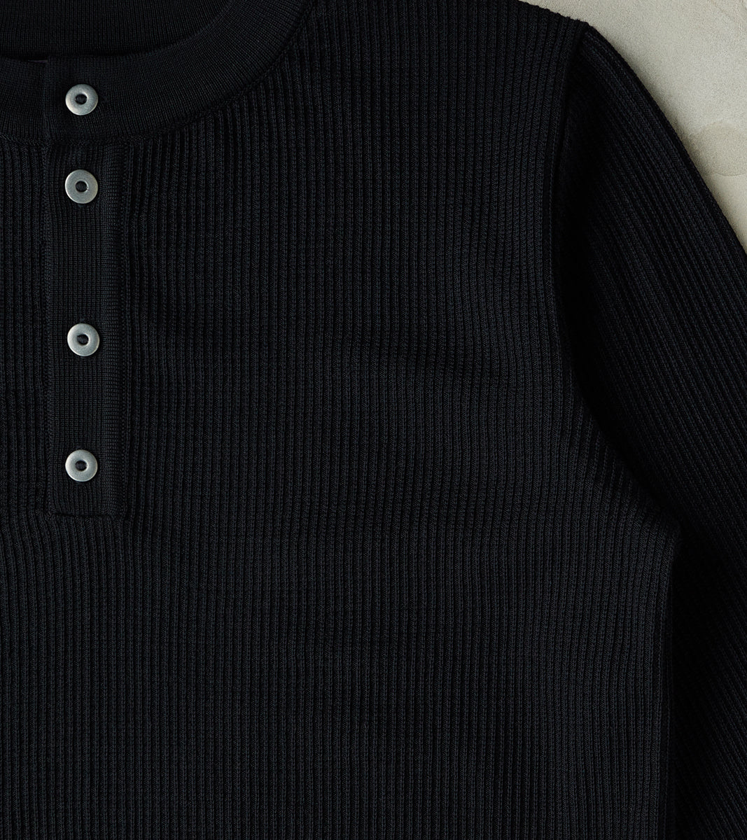 Stamina Half Placket Henley - Navy