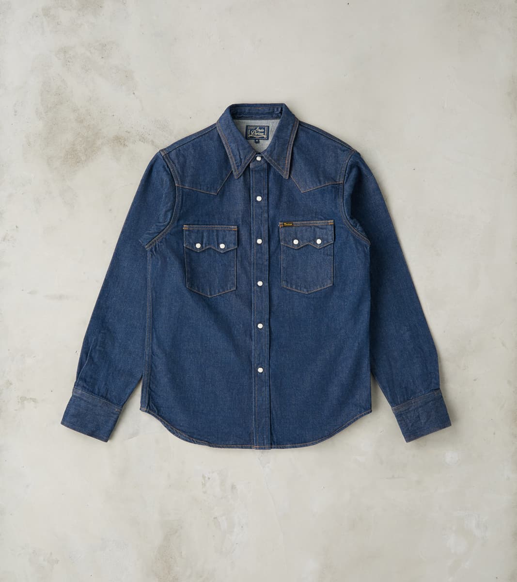 Natural Indigo Denim Western