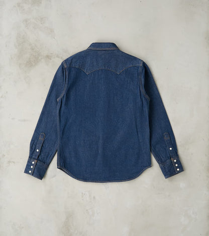 Natural Indigo Denim Western