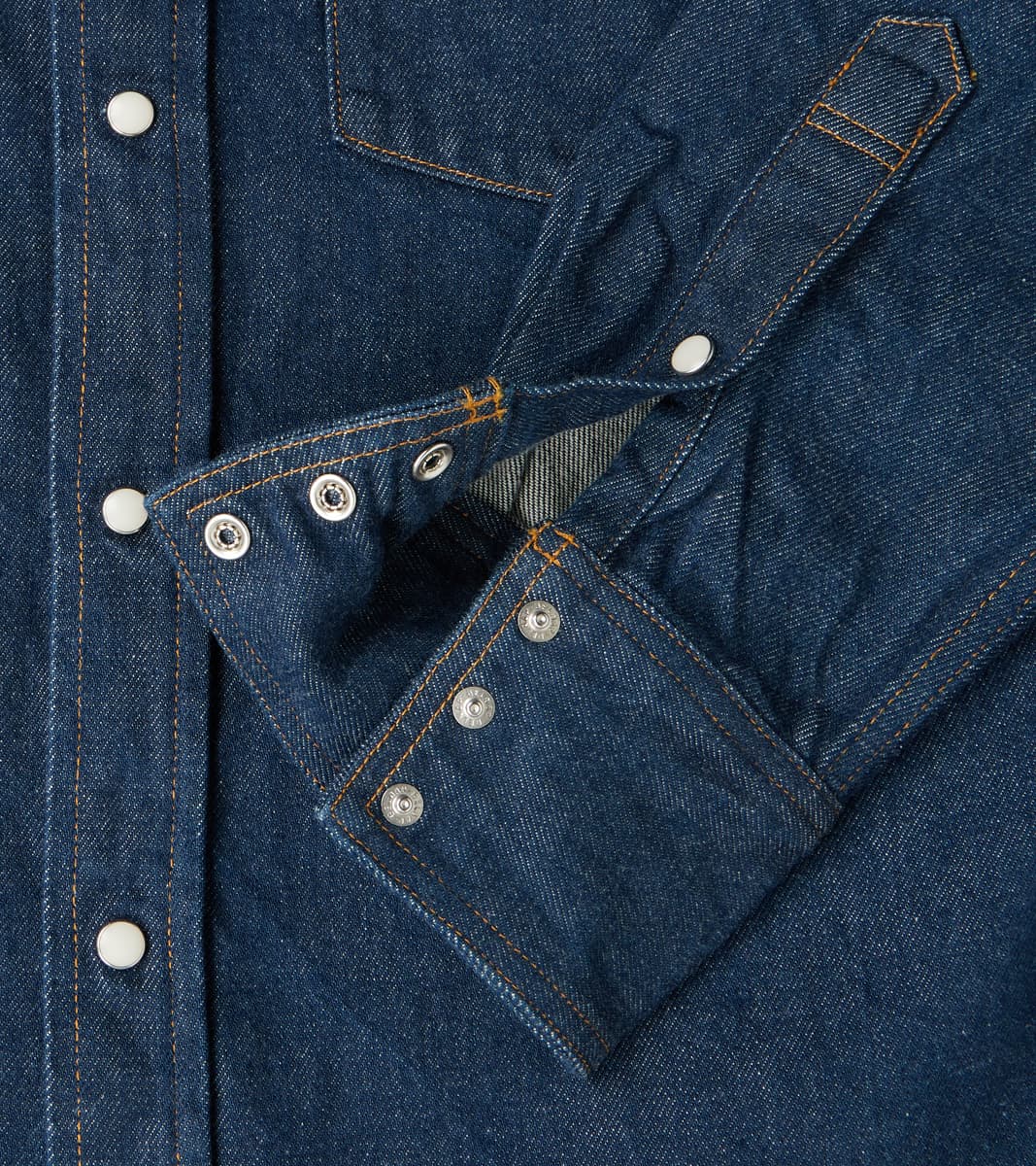 Natural Indigo Denim Western