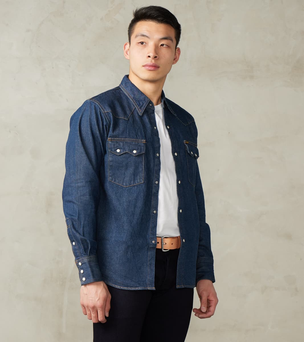 Studio D'Artisan Natural Indigo Denim Western