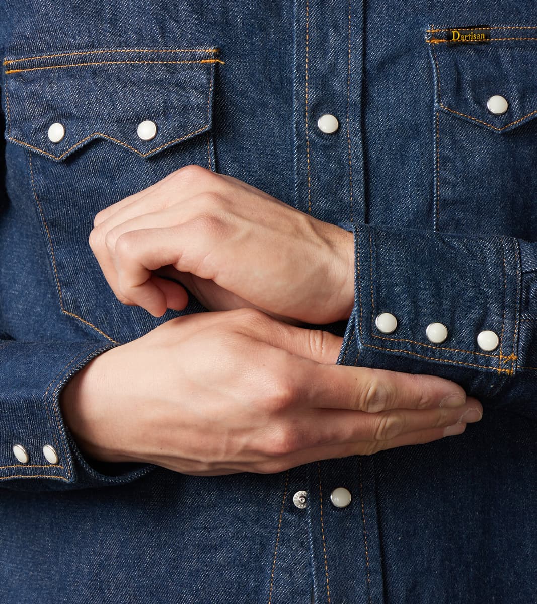 Natural Indigo Denim Western