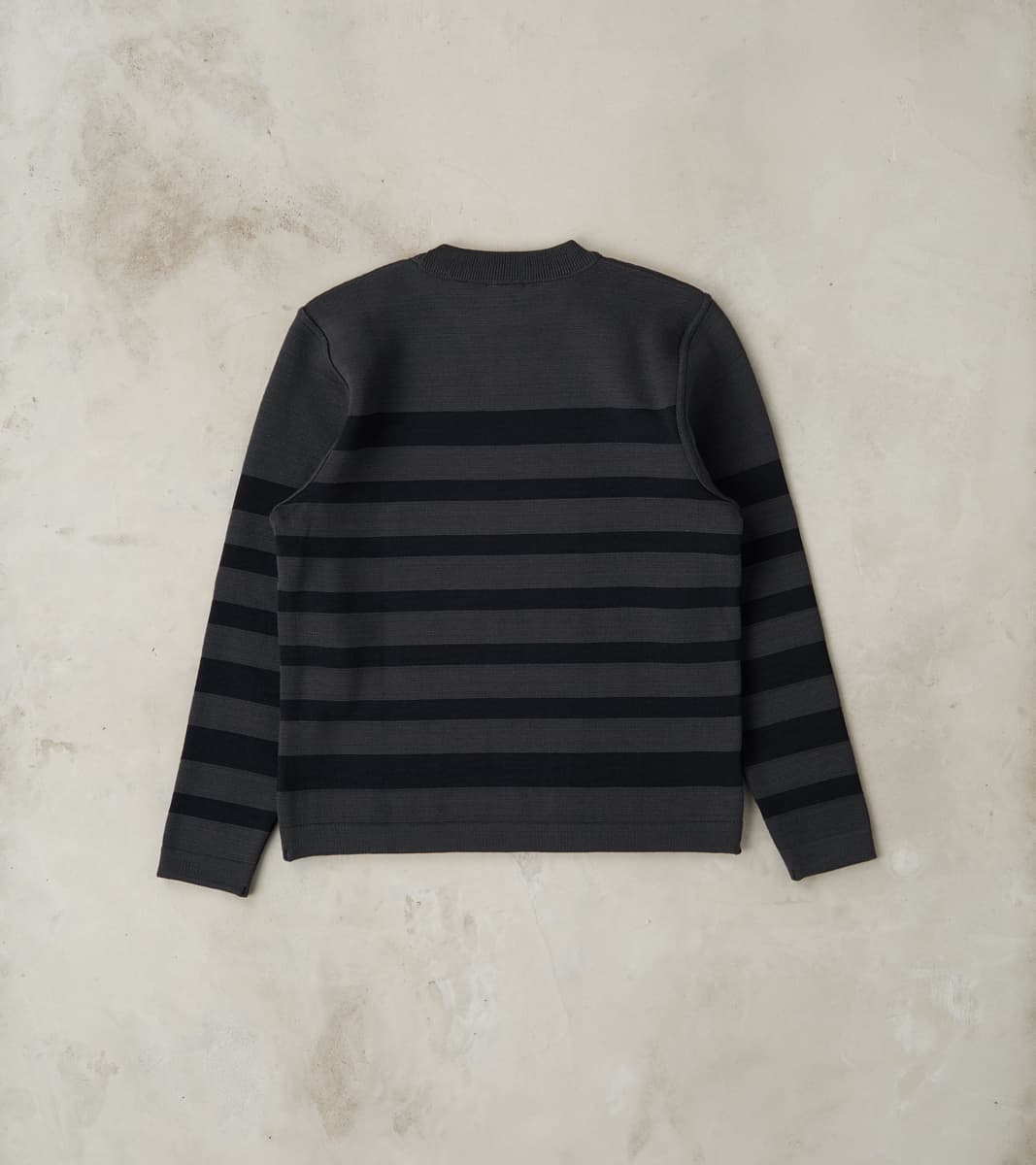 Given III Crewneck - Molten Grey & Navy Blue