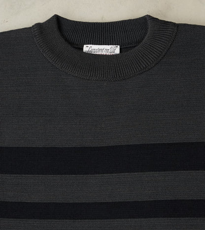 Given III Crewneck - Molten Grey & Navy Blue